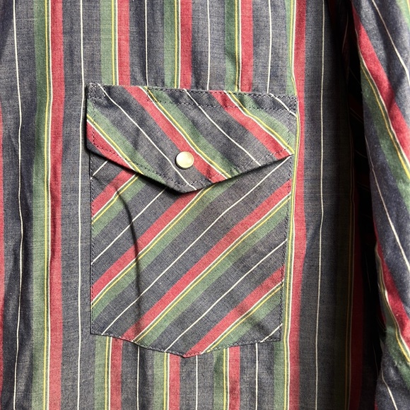 Wrangler Western short sleeve Pearl Snap Men’s shirt - Picture 4 of 5